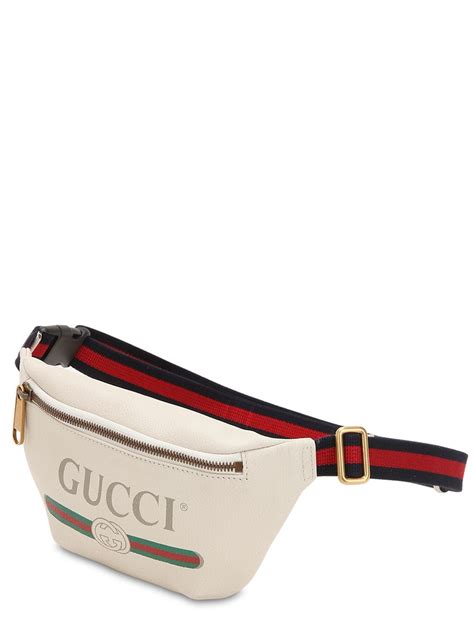 gucci white leather belt bag|Gucci belt bag for sale.